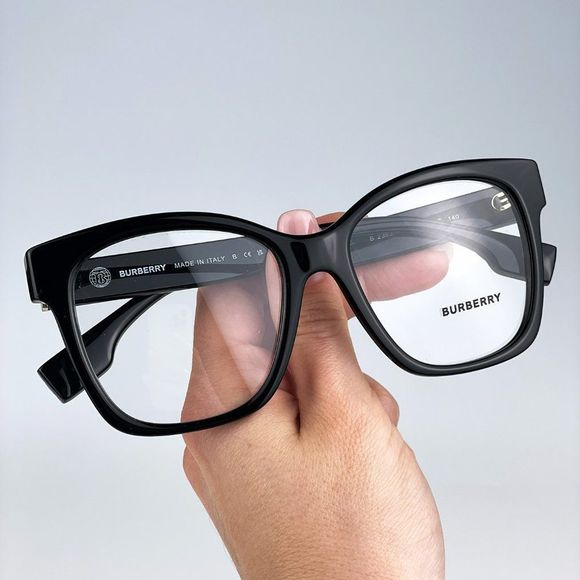Burberry BE2363 Sylvie 3001 Eyeglasses Asian Fit Black Square Women - Picture 1 of 9